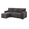 Global Furniture Usa Transitional Fabric U0203 Dark Grey Pull Out Sofa Bed 5043 - alternate 4